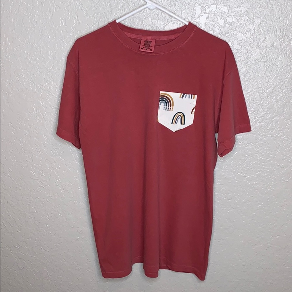 Rainbow pocket t shirt - Picture 7 of 9